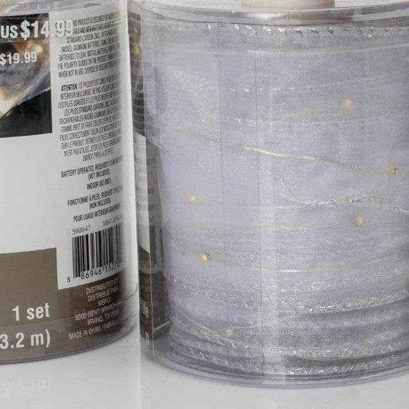 NWT Amscan Shimmer LED lights - ribbon -  3 rolls - Picture 5 of 7